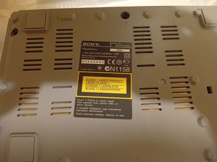 Sony PlayStation 1 CIB serial matching (partially faulty)