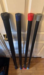 F45 Barbells x 4 - 16KG, 12KG, 8KG & 4KG