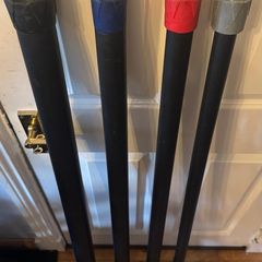 F45 Barbells x 4 - 16KG, 12KG, 8KG & 4KG