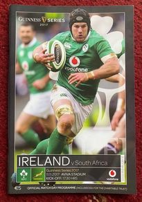 2017 Ireland v South Africa - Guinness Series Programme