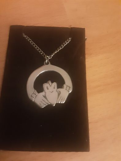 Jewellery/Celtic Collection .. Claddagh Brooch and Pendant on a Chain Both for 14.00euro .. Price Drop
