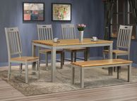 main image for ad Nappa Grey &amp; Oak Dining Set