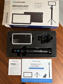 Lume Cube Broadcast Lighting Kit - Premium Video Conference & Streaming Light