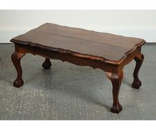 Antique Hardwood Coffee table with claw and ball feet bought on pamona for 699 euro