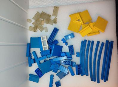 Vintage Lego Blocks Train Tracks 1960s onward wt Patent Pending Pieces Red Yellow Blue Clear
