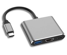 3 Port USB C Hub HDMI USB 3.0 Charging Adapter