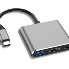 3 Port USB C Hub HDMI USB 3.0 Charging Adapter