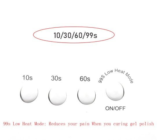 48W Sun5 UV Nail Dryer Lamp with LCD display