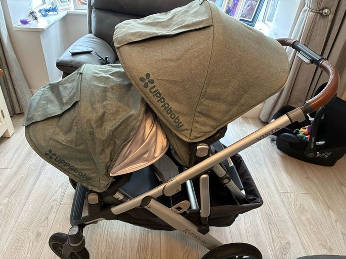 vista uppababy double buggy