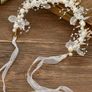 Brand new pearl detail communion headband headpiece crown Image 3