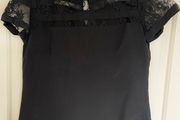 Label lab velvet look lace top size 8