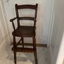 Traditional wooden high chair Image 2