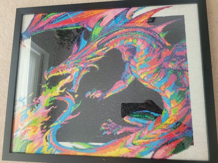 Diamond Art Painting Dragon Framed 40 x 50
