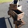 Quarter barrel planters Image 6