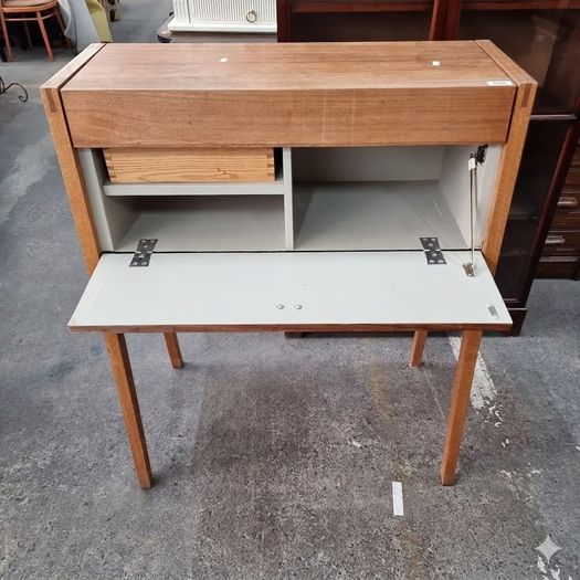Tall wooden home bar / cabinet