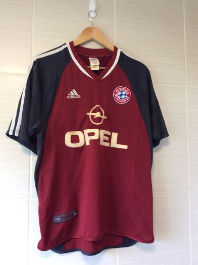 Bayern Munich Football Club.Official Adidas Mens Home Jersey Sesson 2001-2003. Original From The Time.Not A Modern Day Remake.