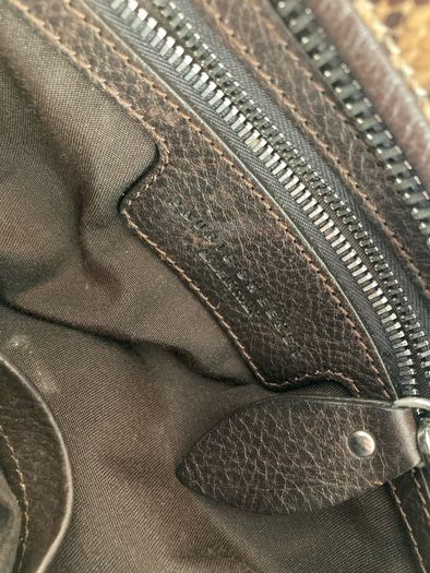 Genuine snakeskin Irish designer Pauric Sweeney handbag.