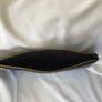 Medium Size  Fashionable Black and Blue Moss Copenhagen Twotone Leather Clutch Bag Image 8