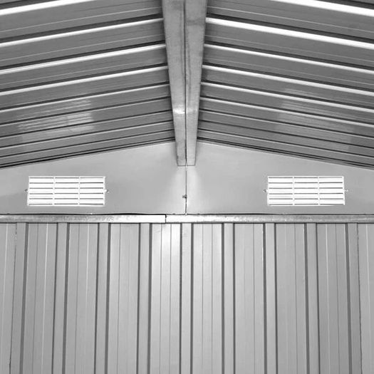Garden Shed 257x298x178 cm Metal Anthracite
