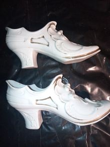 Vintage porcelain shoes