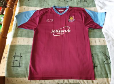 West Ham Football Club Home Jersey 2003 to 2005 Medium Adult 2004 Reebok
