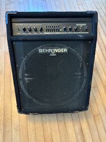 Behringer Ultrabass BXL3000A 300 Watt 2-Channel Bass Amplifier With A 15-Inch Speaker And 7-Band Graphic Equalizer With Compressor And Ultra Bass