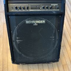 Behringer Ultrabass BXL3000A 300 Watt 2-Channel Bass Amplifier With A 15-Inch Speaker And 7-Band Graphic Equalizer With Compressor And Ultra Bass