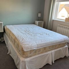 Double bed and mattress