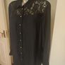 BPC selection navy lace blouse size UK16 EU44 Postage included Image 3