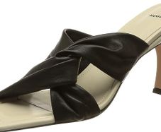 Hugo Boss Womens Pumps Sandal, Tonic Twistedmule-n, Black, EU 35, UK 2, US 5