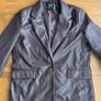 brown leather blazer Image 3