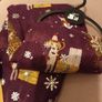 Wine christmas ladies scarf from Next Image 2