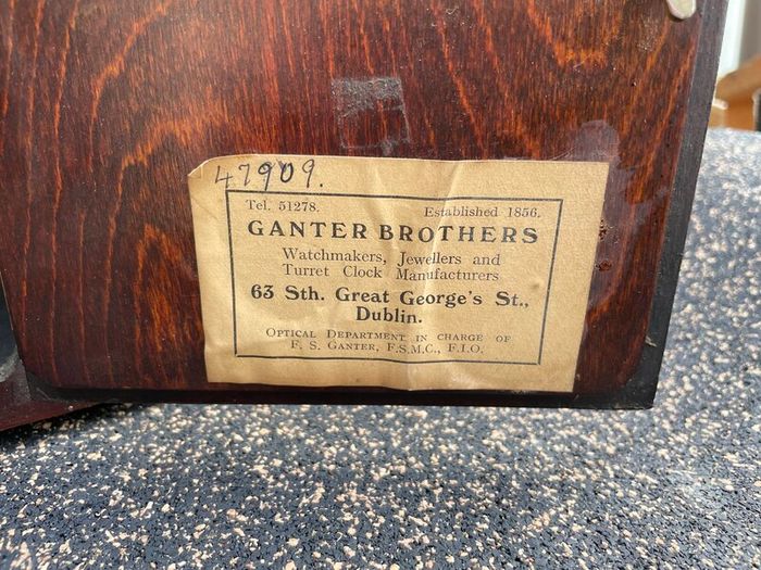 Ganter Brothers Dublin Antique Napoleon's Hat Clock