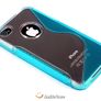 Cover for iPhone 4 4S + Free Screen Protecor Protective Case S-Line Soft Gel Silicone Image 2