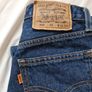Vintage levis 882 orange tab Size 30/28 zip fly straight leg In excellent condition Image 2