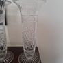 vintage cut glass vases Image 2