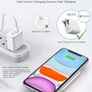 Wireless Charger, Qi-Certified 15W Max Fast Wireless Charging Pad Compatible with iPhone 14/13/12/12 Pro/11/11 Pro Max/XS Max/XR/XS/X/8, Galaxy S20/S10/S9/S8, AirPods Pro, White MULTIPLE COLOURS AVAILABLE (FREE POSTAGE) Image 7