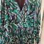 Suncoo Celya Dressing green and purple print Image 3