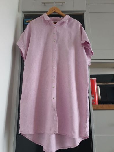 Tahari Linen Dress Size Uk 22/24