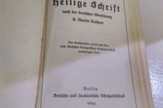 Antique German Holy Bible / Vintage Collector's Book