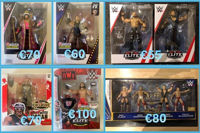 wwe elite wrestling figures rare NEW
