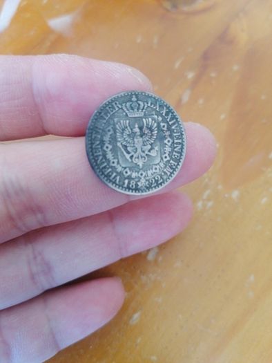1822 German States Silver 1/6 Thaler Coin