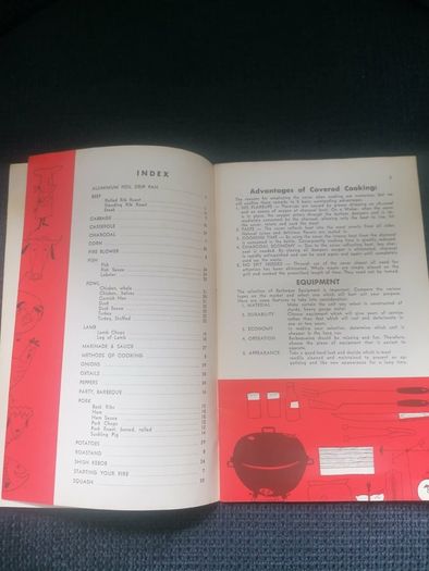 Vintage Weber BBQ Cookbook Rare Find