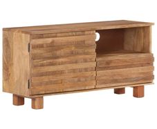 TV Cabinet 90x30x45 cm Solid Mango Wood