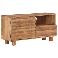 TV Cabinet 90x30x45 cm Solid Mango Wood