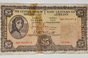 Ireland 1946 5 Pounds Banknote Lady Lavery