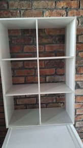 White shelves