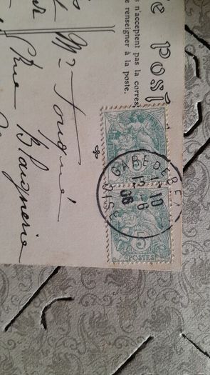 Antique French PostCards circa 1890s to Early 1900s  with Very old Stamps Huge Collection