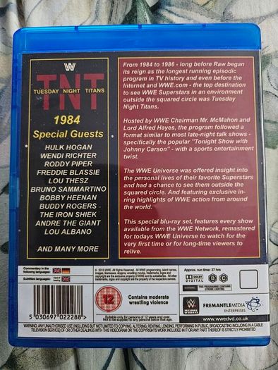 WWF TNT 1984 wrestling blu ray