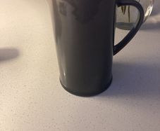 Le Creuset Stoneware 2 Tone Grey / Charcoal Milk Jug  400 ml capacity - as new